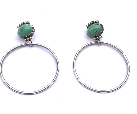 Navajo hoop earrings