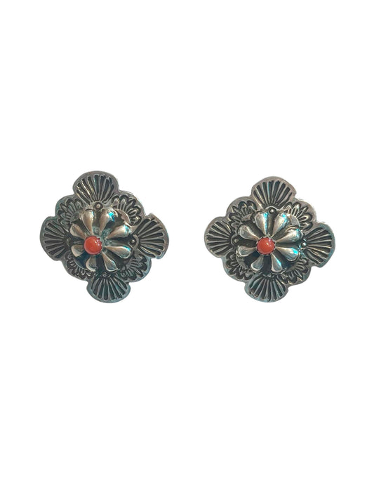 Navajo Coral earrings