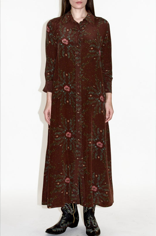 Shirt Dress - Brown Sage