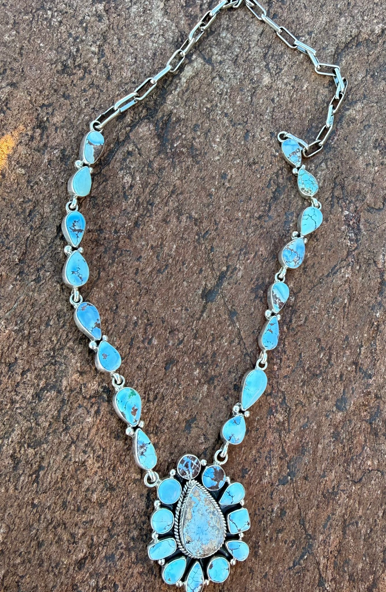 Navajo Golden Hills Turquoise Necklace