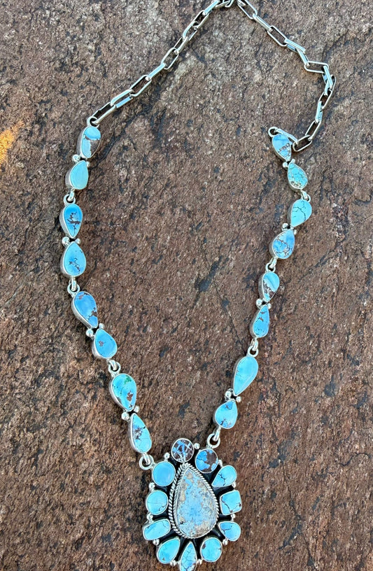 Navajo Golden Hills Turquoise Necklace