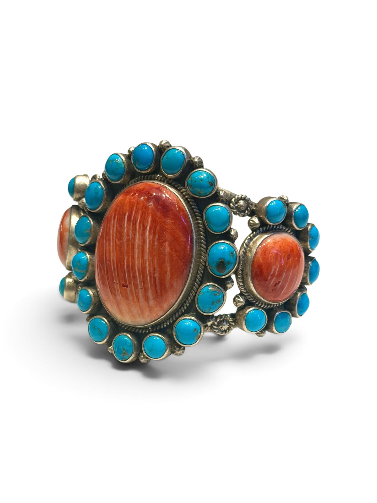Amazing spiny and turquoise bracelet