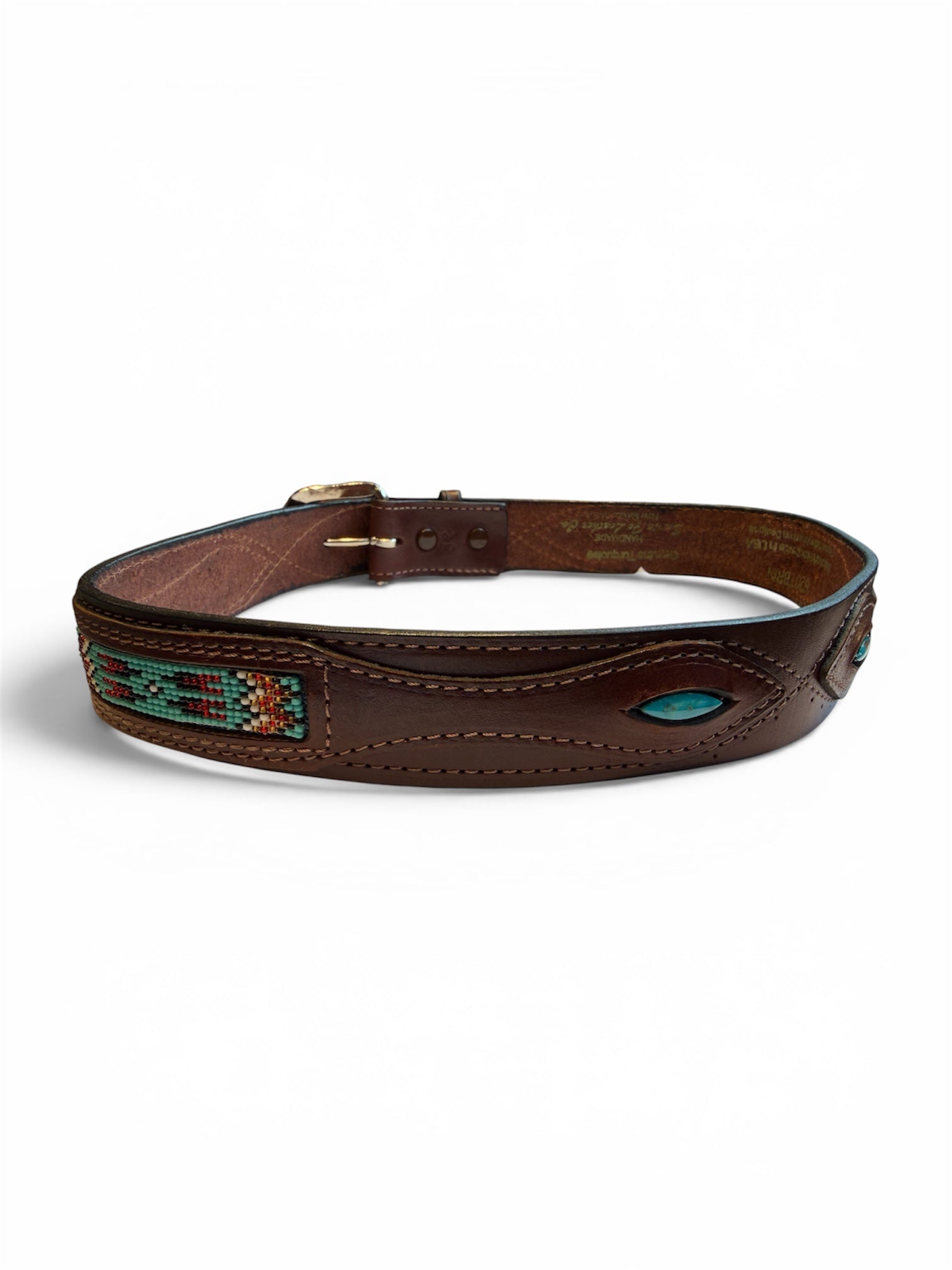 New beaded turquoise belt