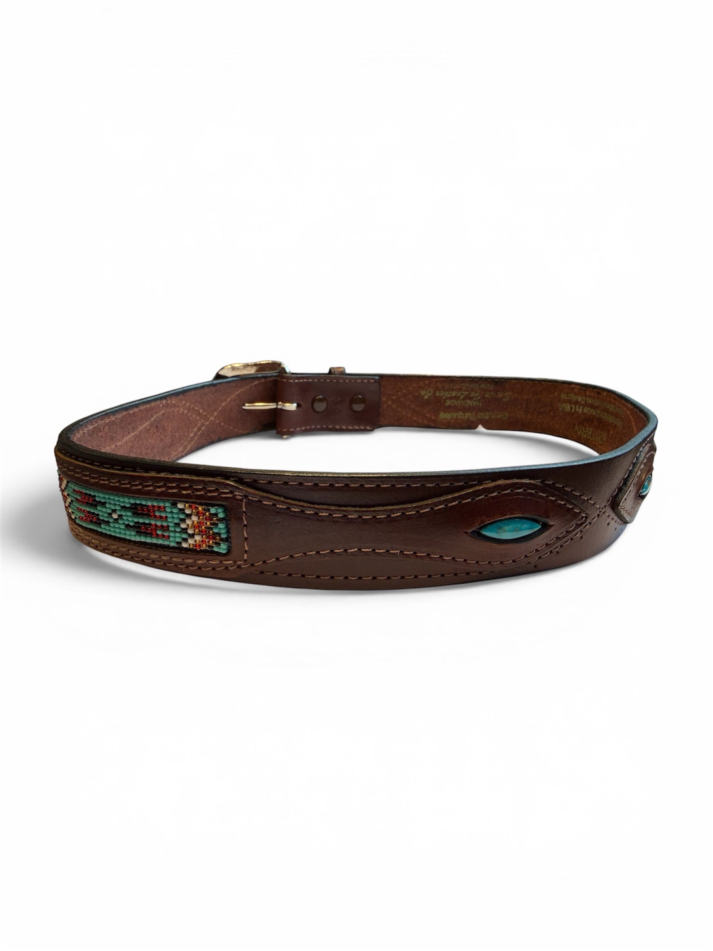 New beaded turquoise belt