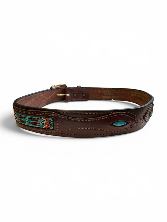 New beaded turquoise belt