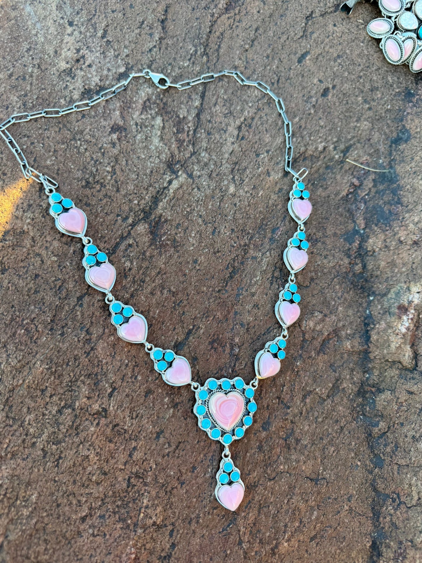 Conch Shell & Sleeping Beauty Turquoise