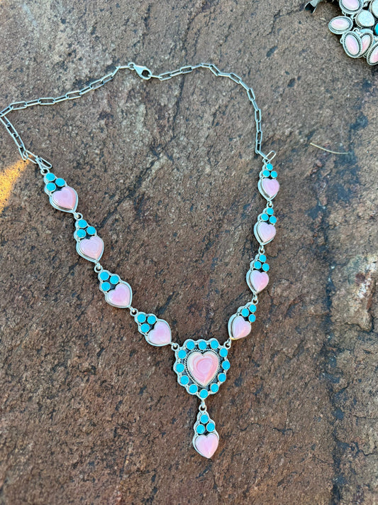 Conch Shell & Sleeping Beauty Turquoise