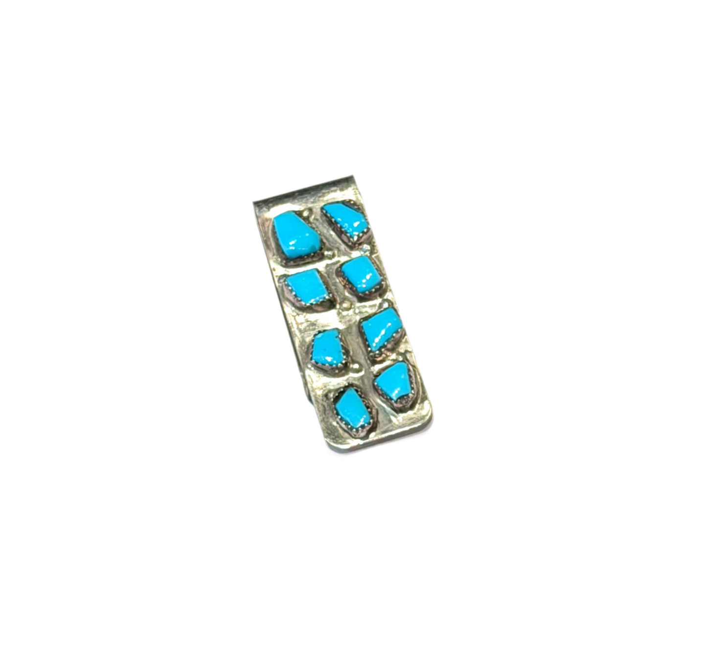 Nugget turquoise money clip