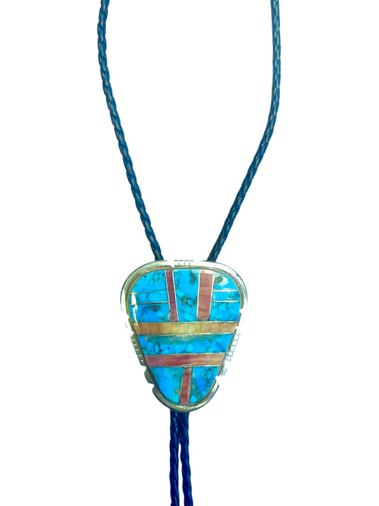 Beautiful Zuni bolo tie