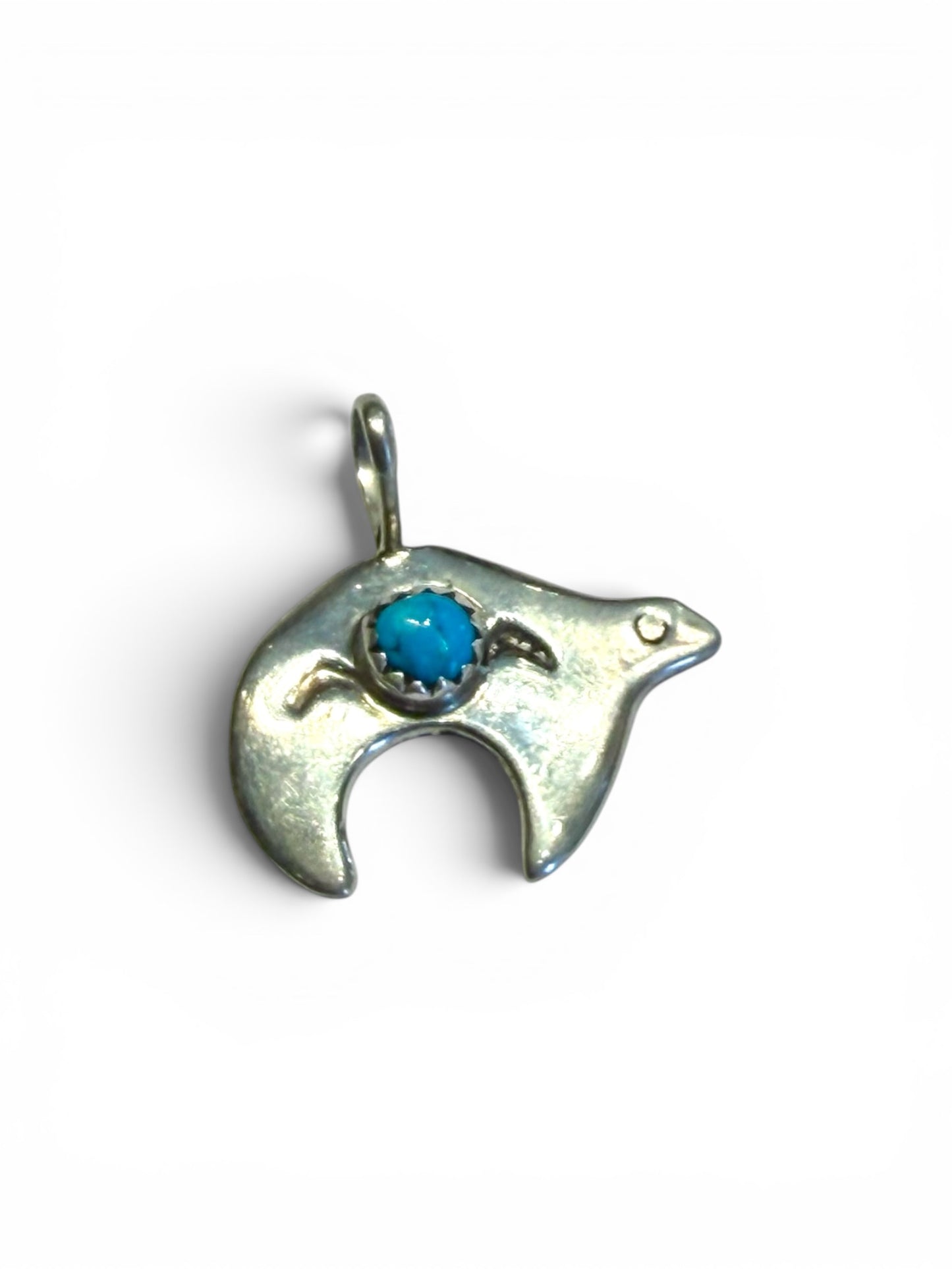 Navajo bear pendant