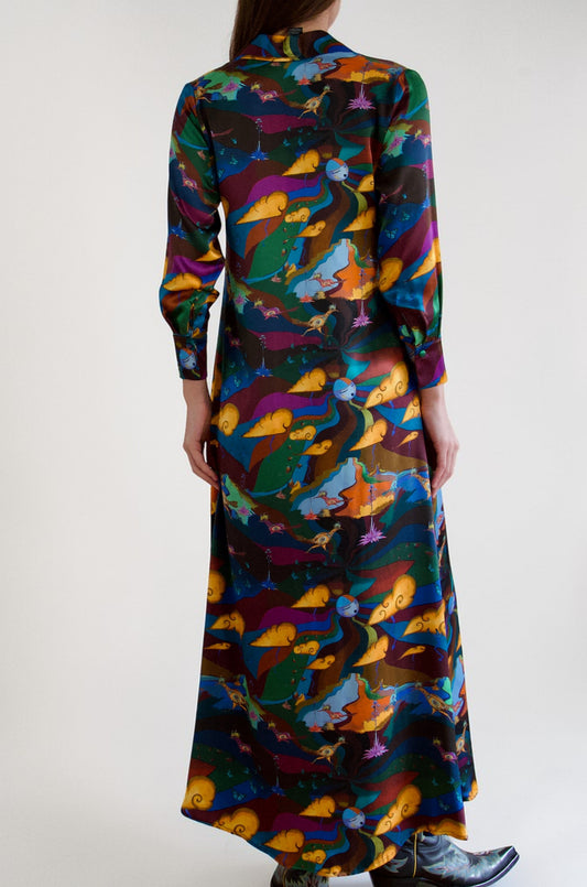 Shirt Dress - Road Runner (Orange)