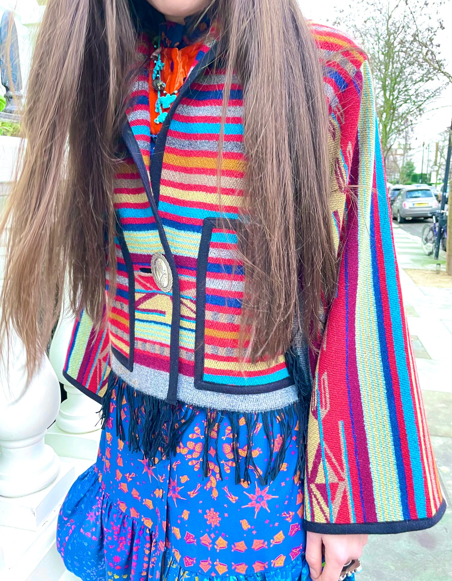 Bolero stripe jacket