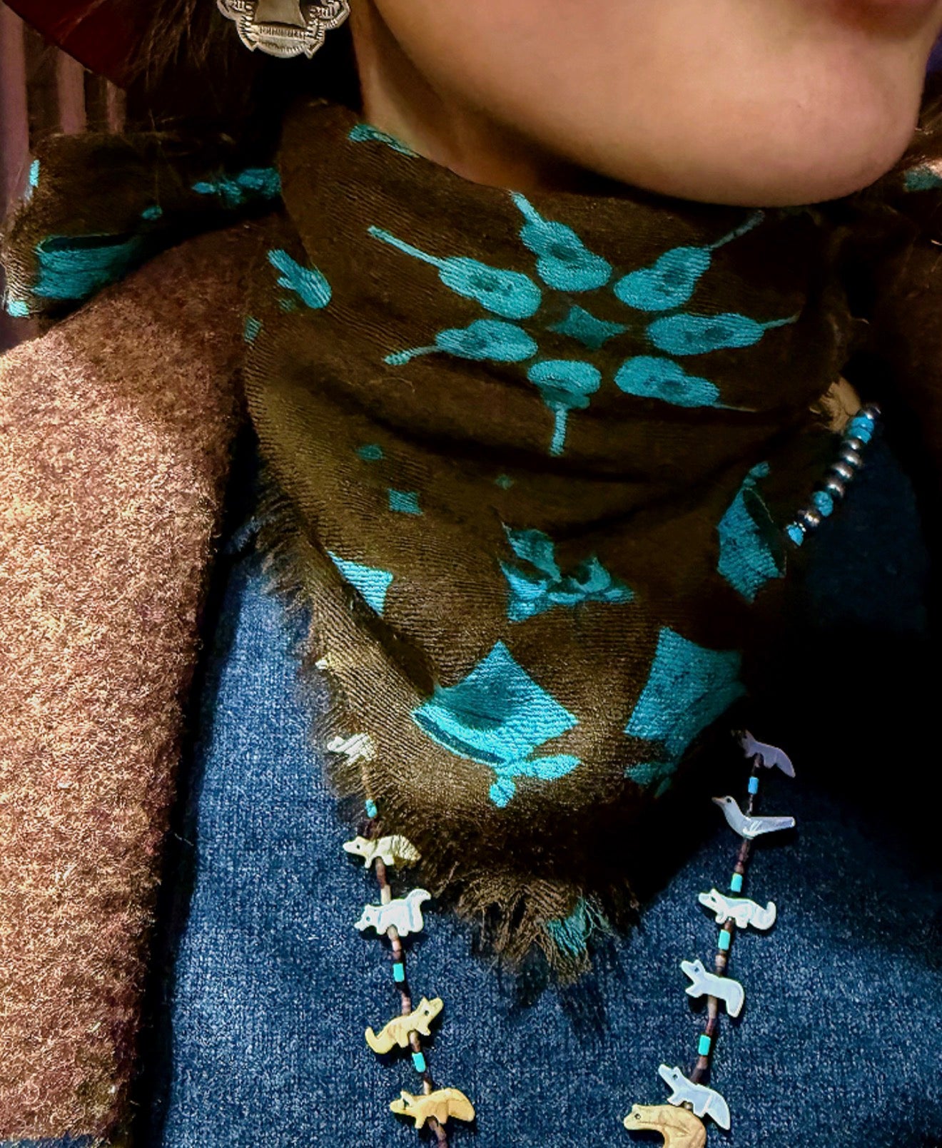 Cashmere Party out west bandana