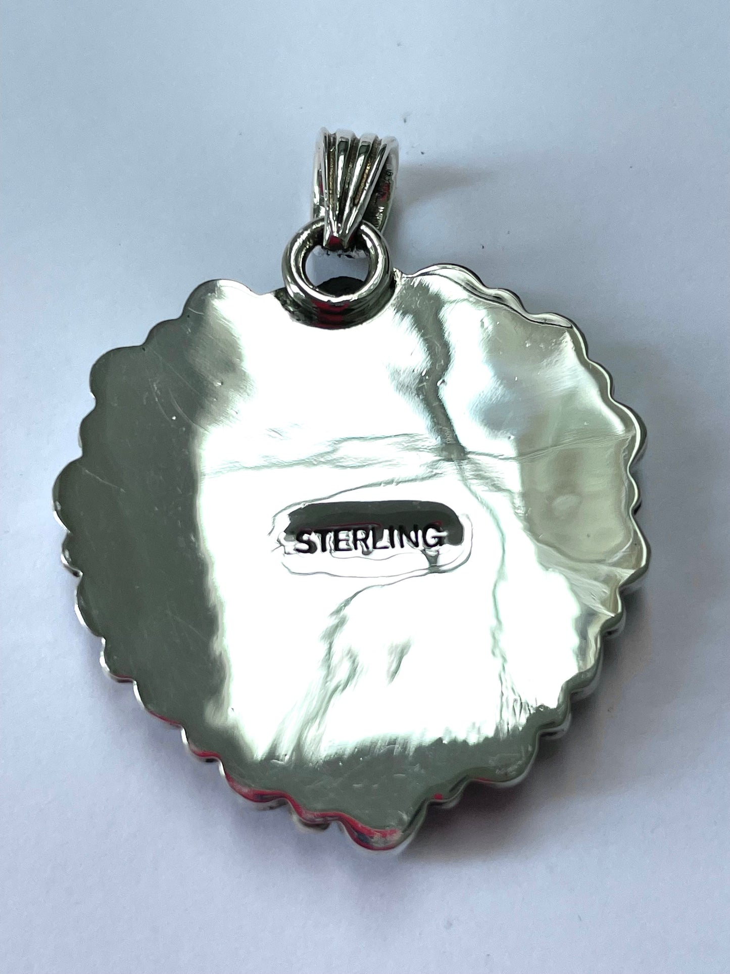 stunning Navajo heart pendent