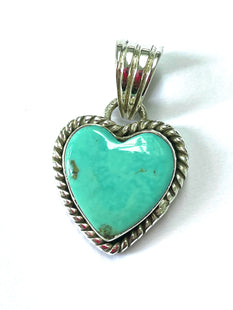 Navajo heart pendent