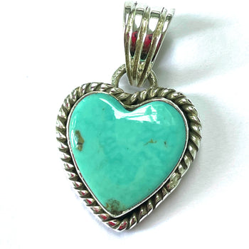 Navajo heart pendent