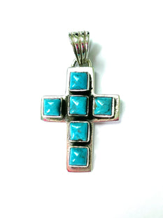 New Cross pendent turquoise