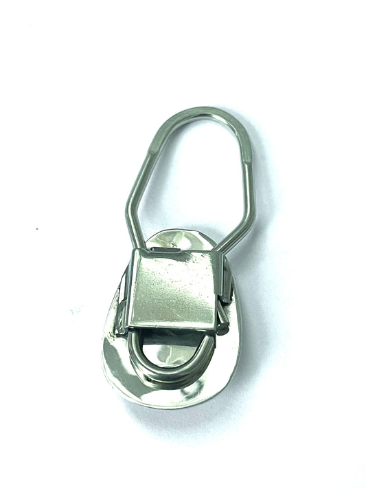 Key ring Sterling silver shadow box key ring