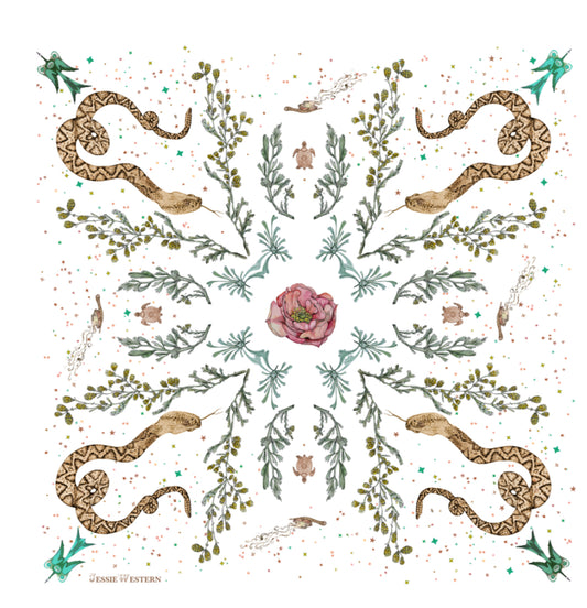 Jessie large snake scarf