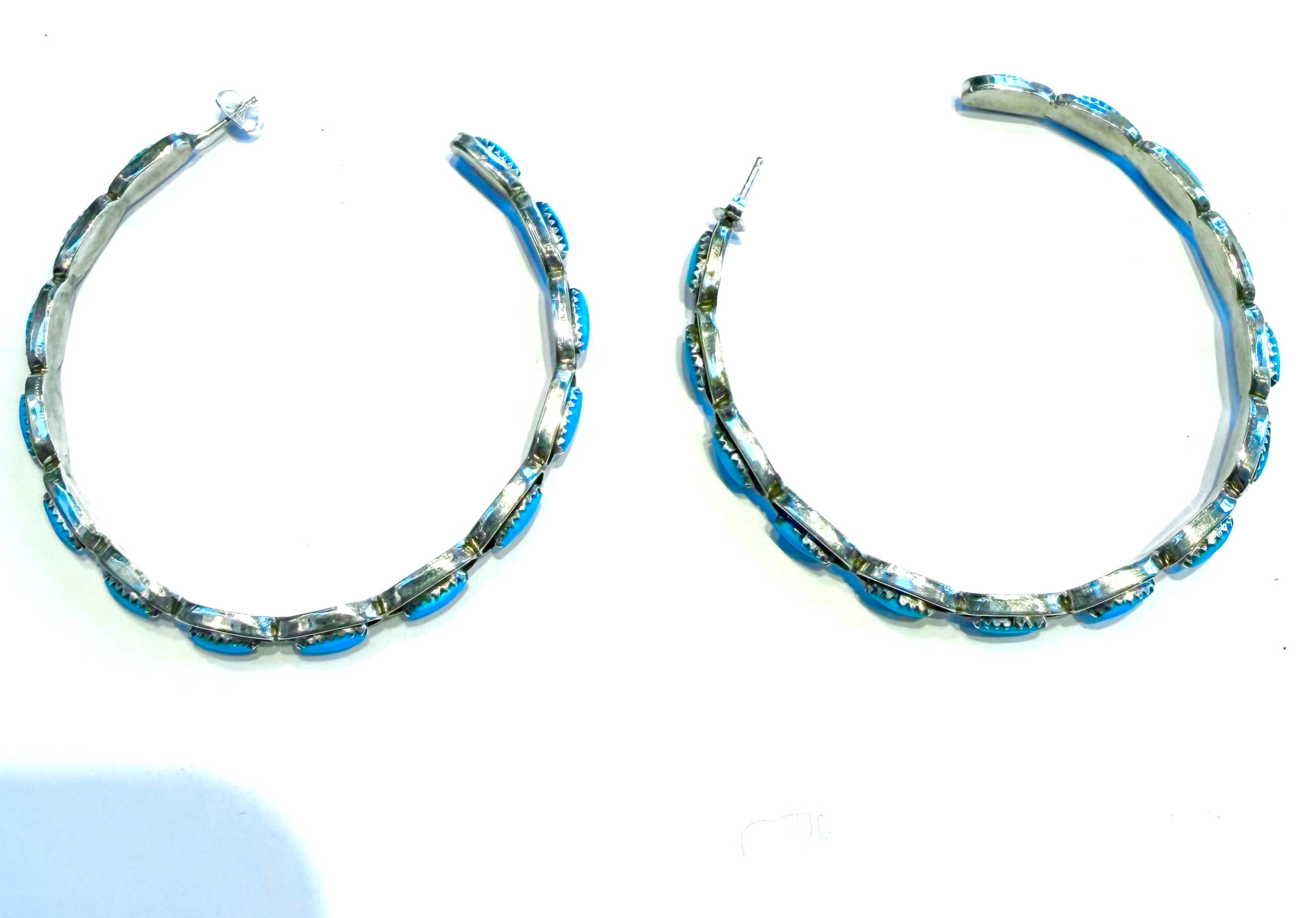 Stunning large hoop earring