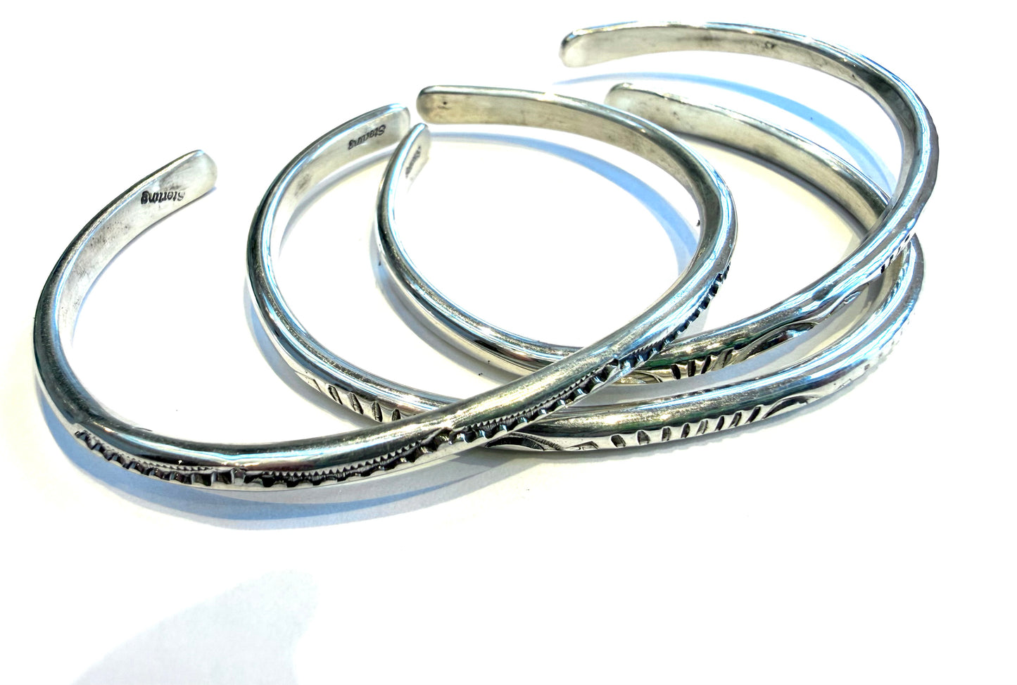 Sterling silver Navajo bracelet