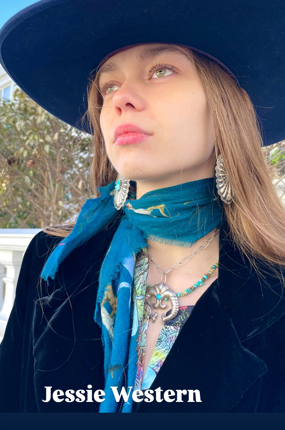 Bandana/ scarf  cashmere made in london