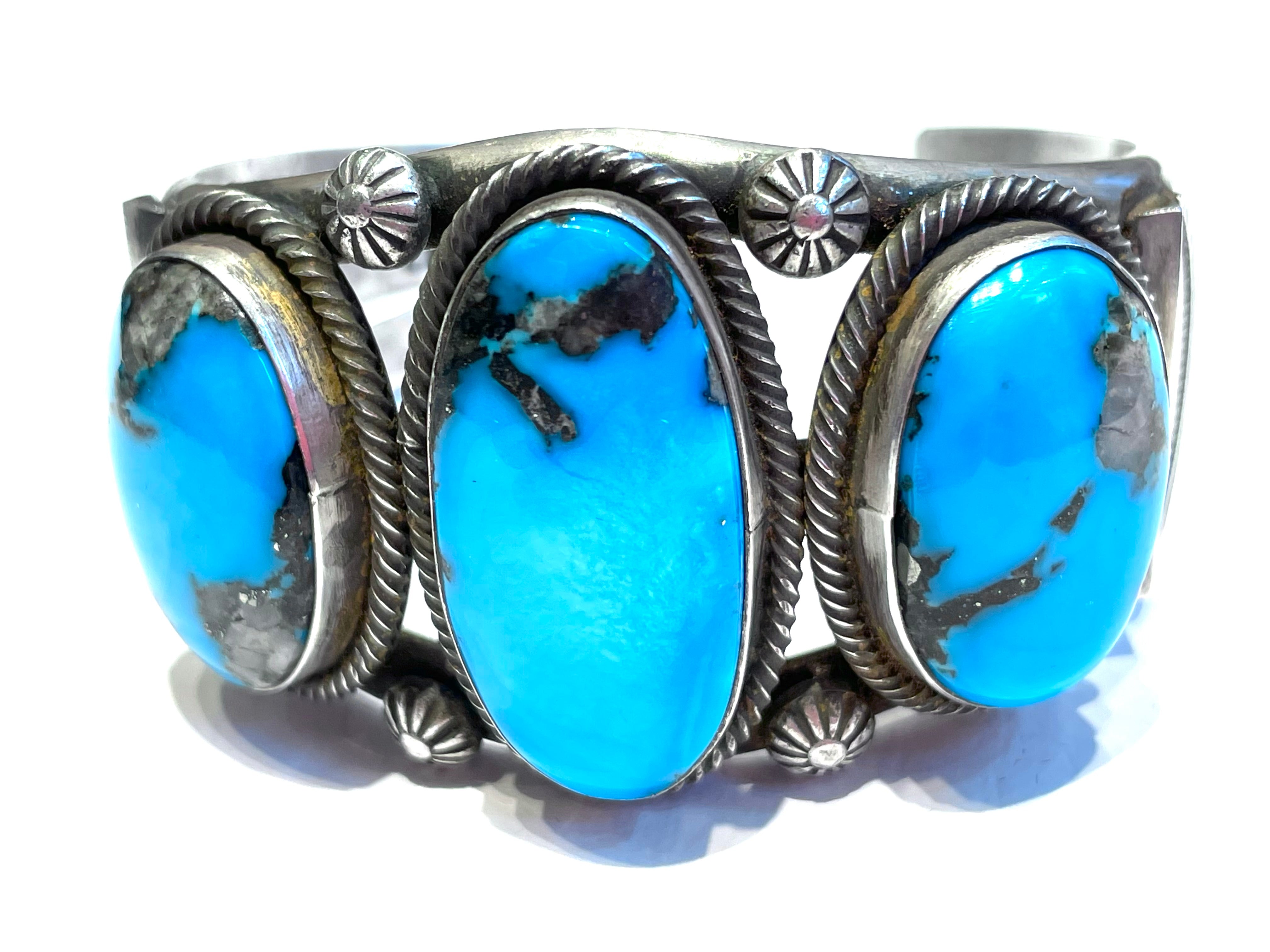 Navajo bracelet large stones