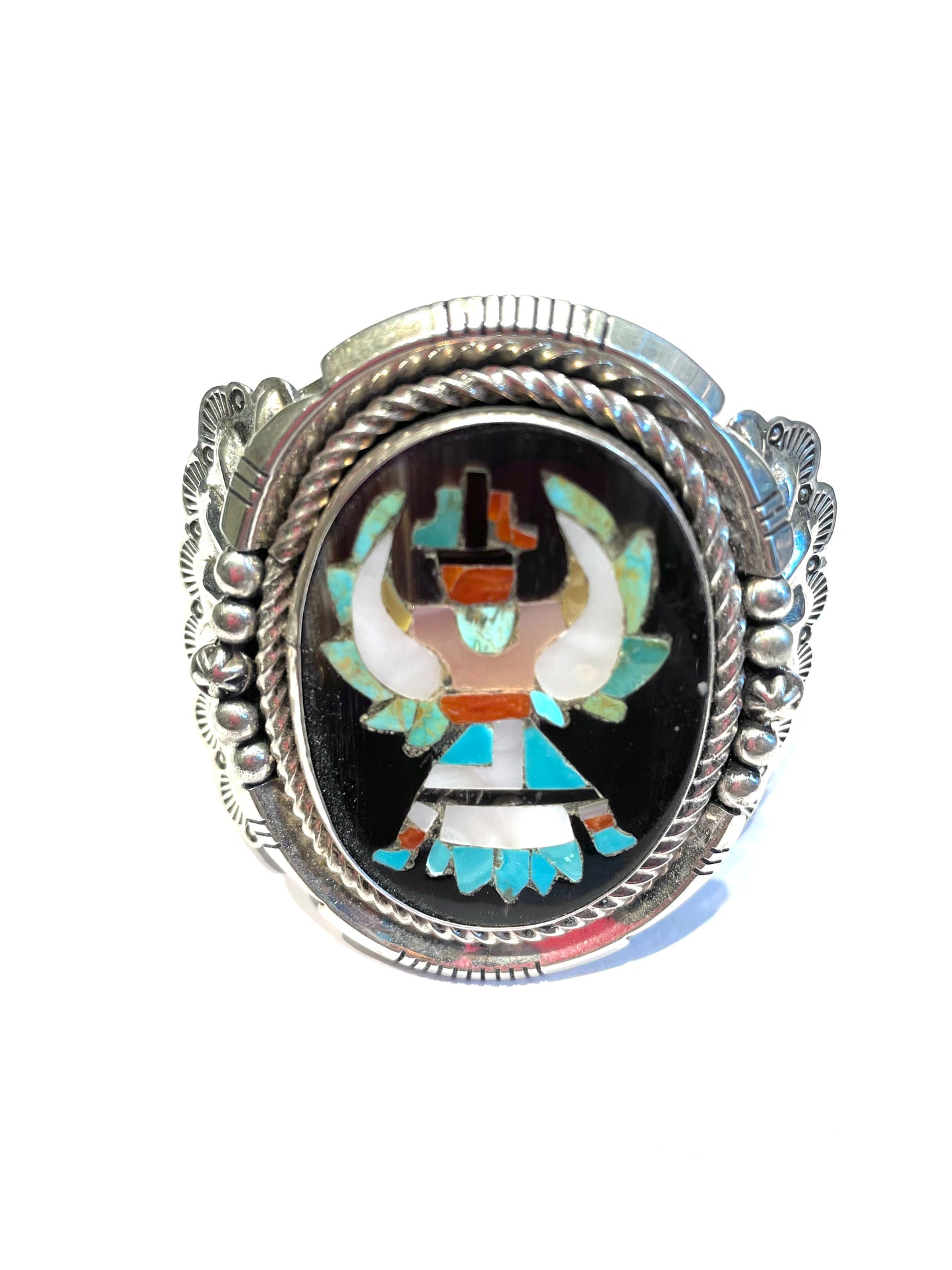 Inlaid amazing vintage bracelet