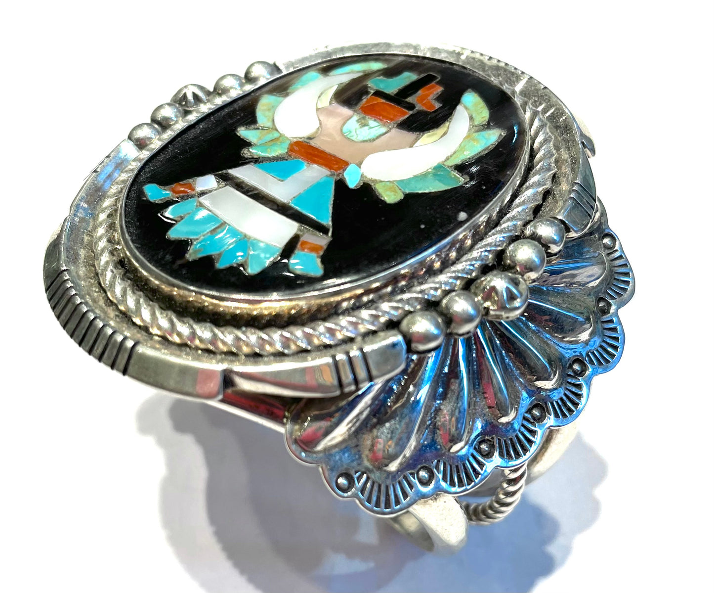 Inlaid amazing vintage bracelet