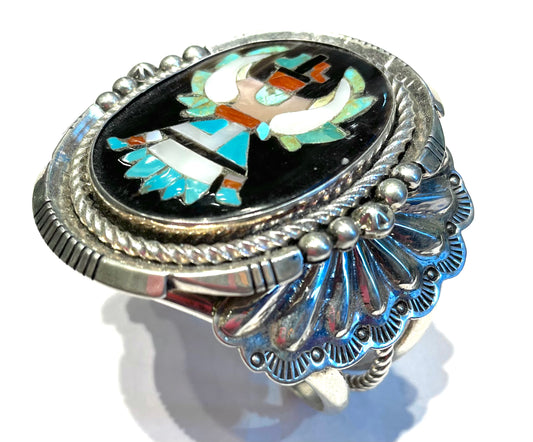 Inlaid amazing vintage bracelet