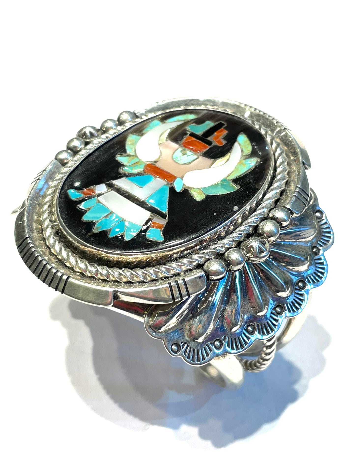 Inlaid amazing vintage bracelet