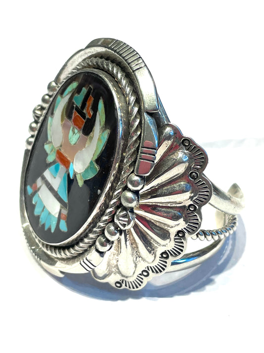 Inlaid amazing vintage bracelet