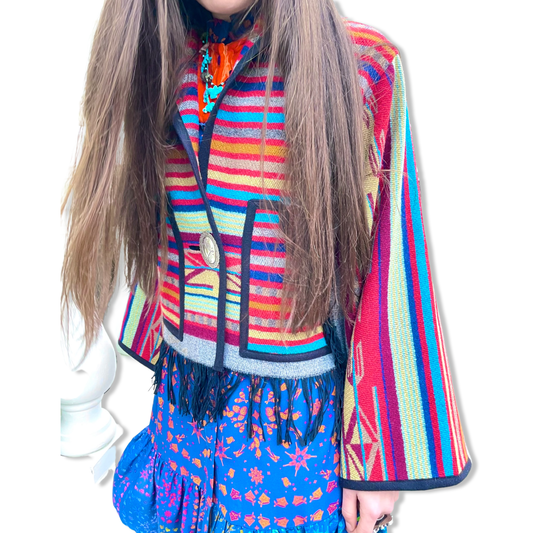 Bolero stripe jacket