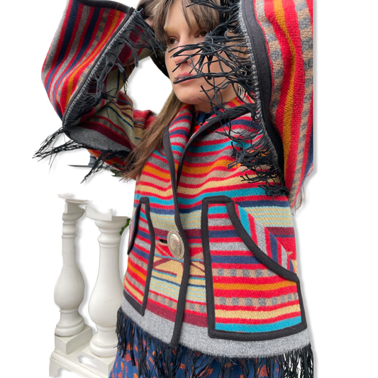 Bolero stripe jacket