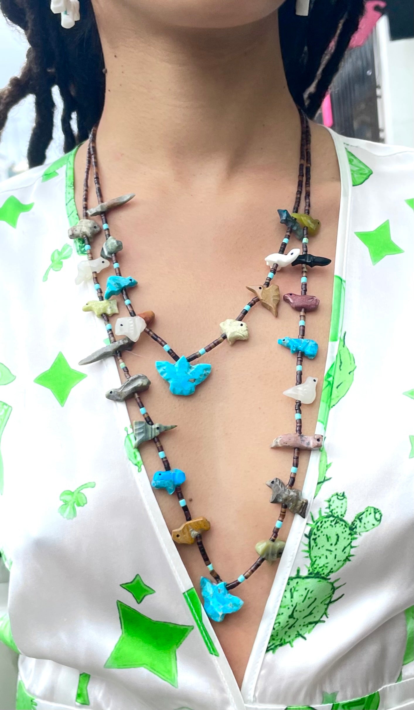 New amazing power animal necklace super long
