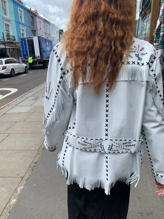 Praire fringe jacket.