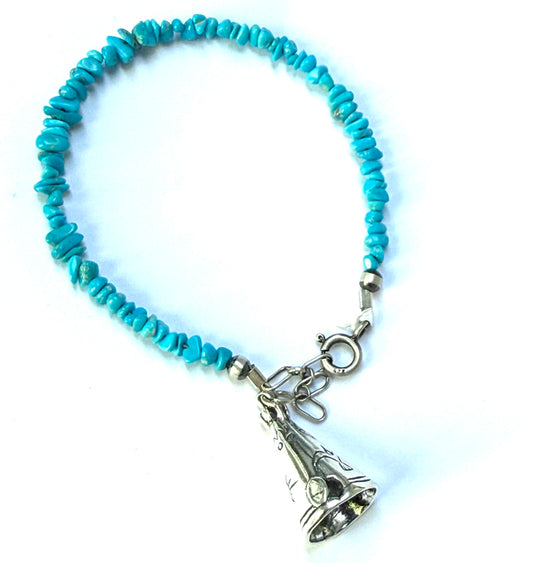 Turquoise green bracelet