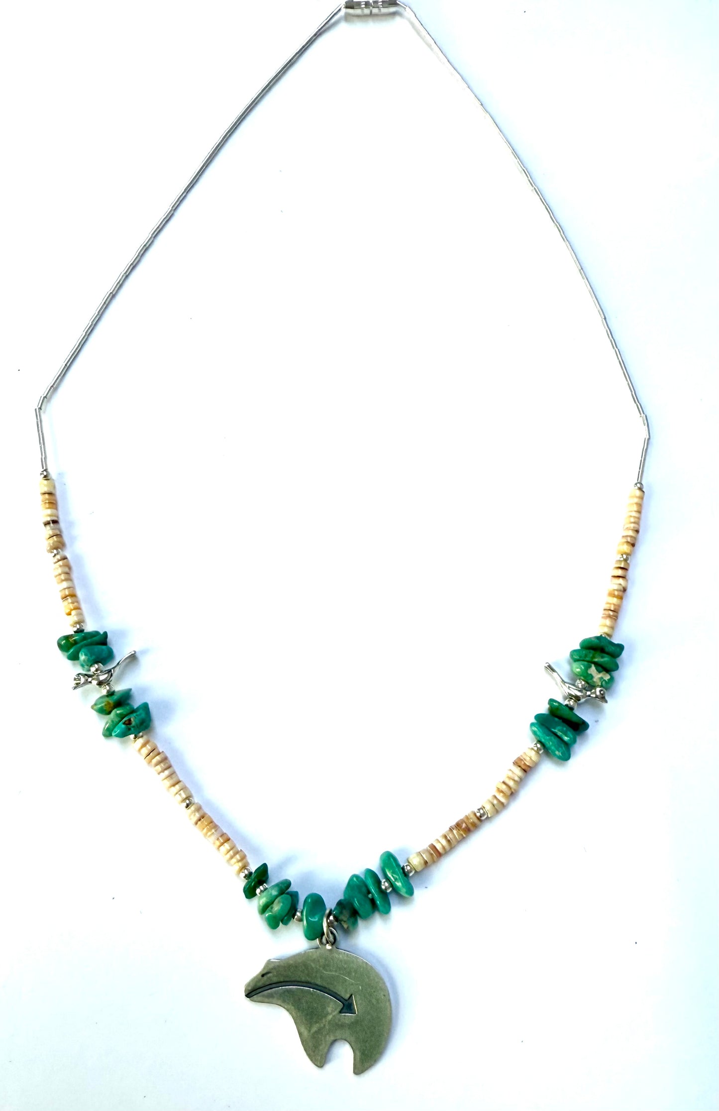 Bear power animal necklace