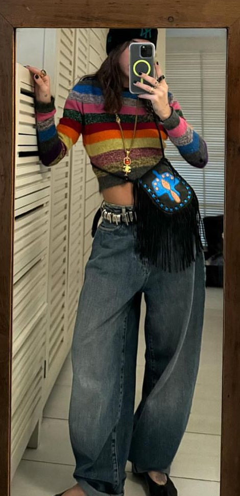 Fringed bag Jessie Western