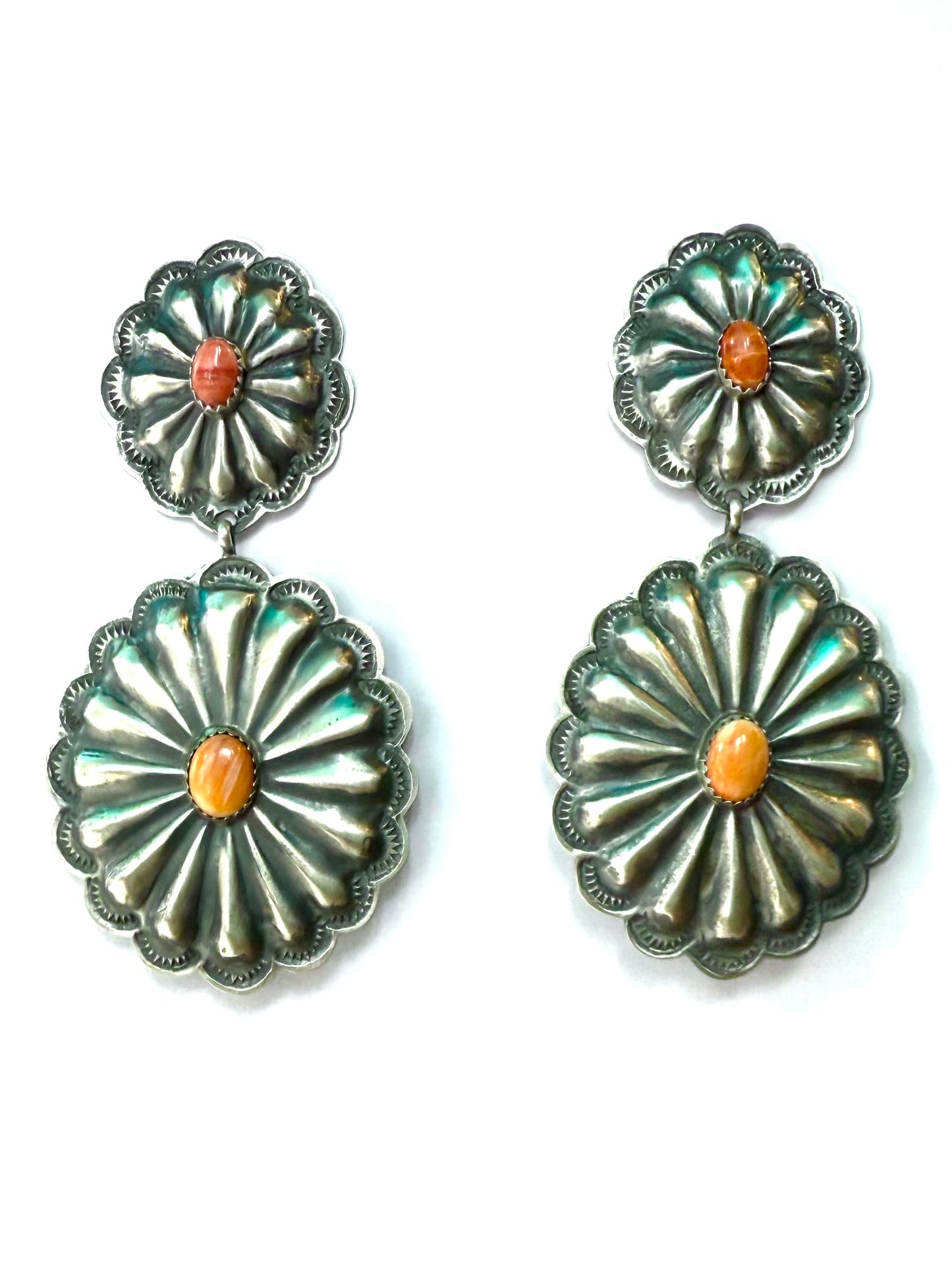 Concho earrings