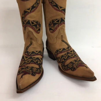 Men’s snake custom made boots