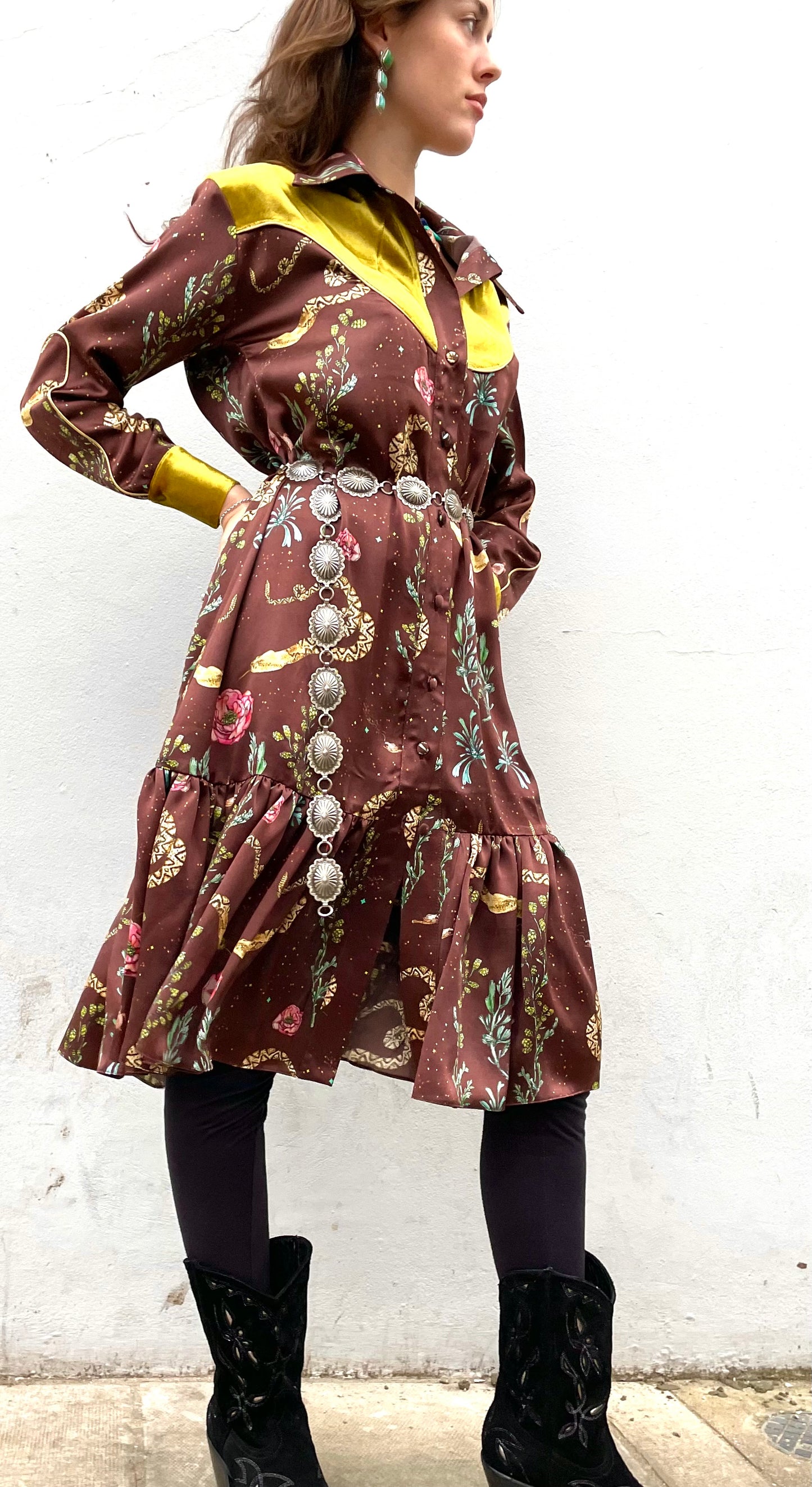 Jessie western brand concho belt