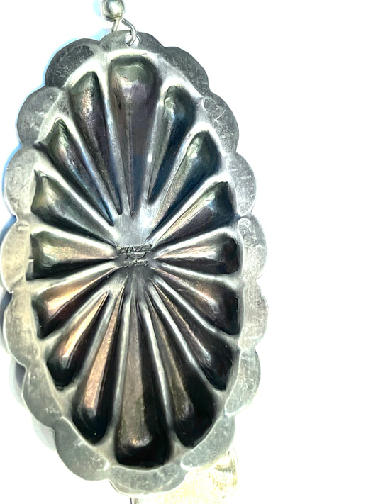 Concho long earrings large