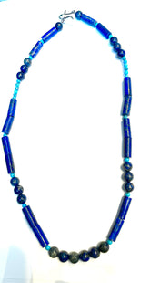 Lapis lazuli & turquoise necklace