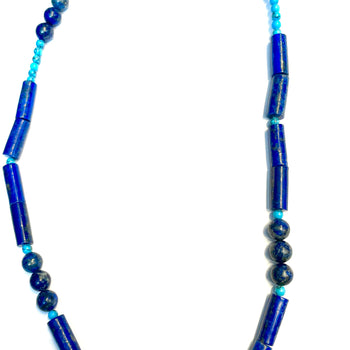 Lapis lazuli & turquoise necklace