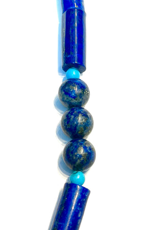 Lapis lazuli & turquoise necklace