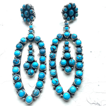 Amazing long Navajo earrings