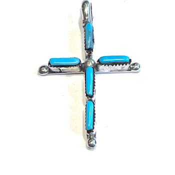 Small Zuni cross pendent