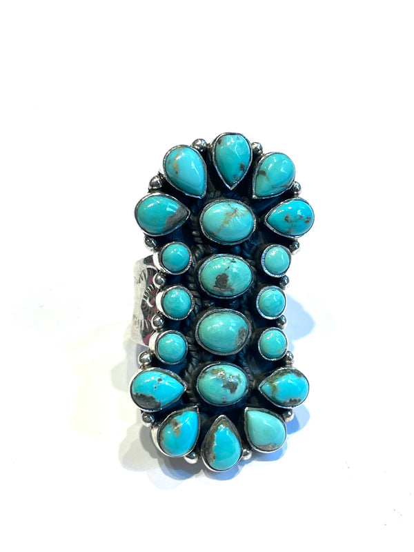 Turquoise ring adjustable