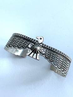 Eagle sterling silver bracelet Navajo